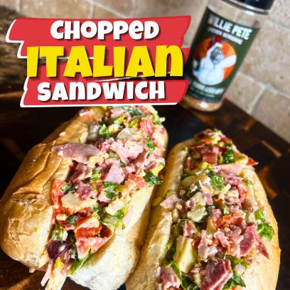 Chopped Italian Sandwich Italian Sandwich Recipe, Chopped Italian Sandwich, Italian Sandwich Recipes, Italian Grinder, Rustic Italian Bread, Grinder Sandwich, Italian Sandwich, Deli Meats, Sandwich Recipe