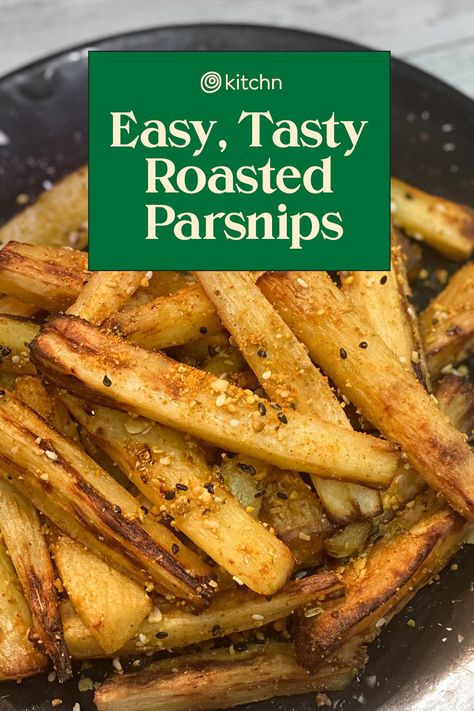 How To Cook Parsnips, Parsnips Recipe, Parsnip Recipes, Savory Sides, Roasted Parsnips, Celery Root, Veg Dishes, Turnips, Delicious Donuts