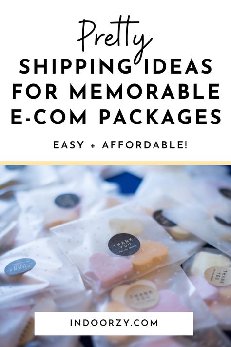 Whether you create your own products are resell items online, beautiful packaging for shipping doesn’t have to be complicated or expensive! These affordable yet unbelievably cute shipping supplies will give your eBay, Poshmark, Mercari, Etsy, Amazon or your own E-Commerce package design an added touch with minimal extra effort.