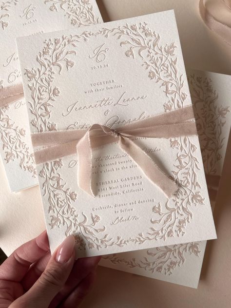 European Inspired Wedding Invitations, Wedding Invite Addressing, Old Fashion Wedding Invitations, Classy Wedding Cards, Framing Wedding Invitation, January Wedding Invitations, Vintage Wedding Save The Date, Floral Vellum Wedding Invitation, Elegant Save The Date Ideas Classy