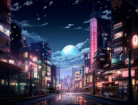 Free Photo | Cityscape of anime inspired urban area Anime Cityscape, Desktop Wallpaper Art, Video Mockup, Card Banner, Poster Invitation, Urban Area, Cartoon Clip Art, Anime Inspired, Nature Travel