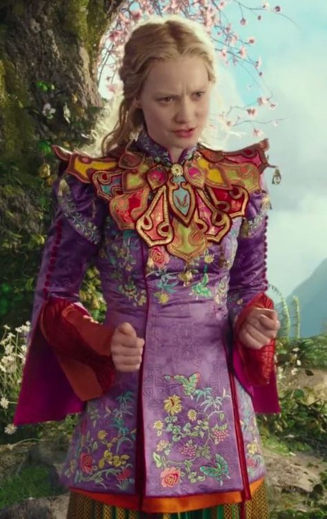 Alice through the Looking Glass: Alice Alice Movie, Colleen Atwood, Alice In Wonderland Aesthetic, Mia Wasikowska, Alice In Wonderland Costume, Wonderland Costumes, Alice In Wonderland Party, Wonderland Party, Movie Costumes