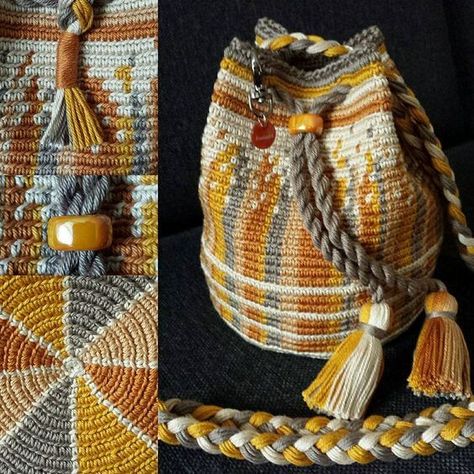 18+ Creative Wayuu Mochila Tapestry Crochet Free Patterns & Tutorials For 2020 Wayuu Bags Pattern, Mochila Crochet, Mochila Bag, Diy Sac, Mini Mochila, Bag Pattern Free, Tapestry Crochet Patterns, Tapestry Bag, Wayuu Bag