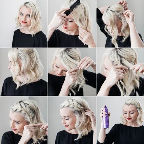 Idées comment transformer votre coiffure simple et pas stylé en une coiffure facile cheveux mi-longs. Tutoriels, trucs et astuces pour réaliser la meilleur c Hair Loop, Bridesmaid Hair Long, Curls For Long Hair, Bridesmaid Hair Half Up, Hair St, Bride Hairstyles, Curled Hairstyles, Bridesmaid Hair, Lany