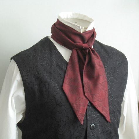 Ascot Outfits, Victorian Clothing, Steampunk Clothing, Character Outfits, Looks Style, Historical Fashion, Scarf Styles, Costume Ideas, Red And Black