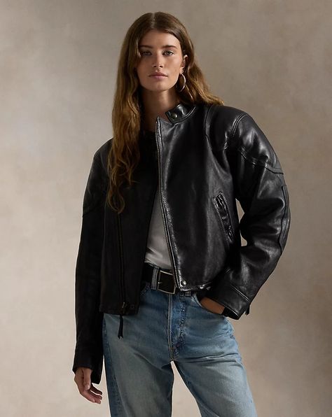 Leather Moto Jacket