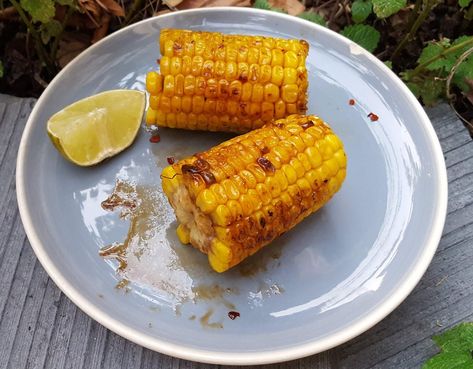 Teriyaki corn on the cob - CookTogether Hawaiian Corn On The Cob, Hawaiian Corn, Vegetable Pasties, Fried Rice With Egg, Tomato Curry, Food Technology, Tomato Chutney, Western Food, Chicken Spices