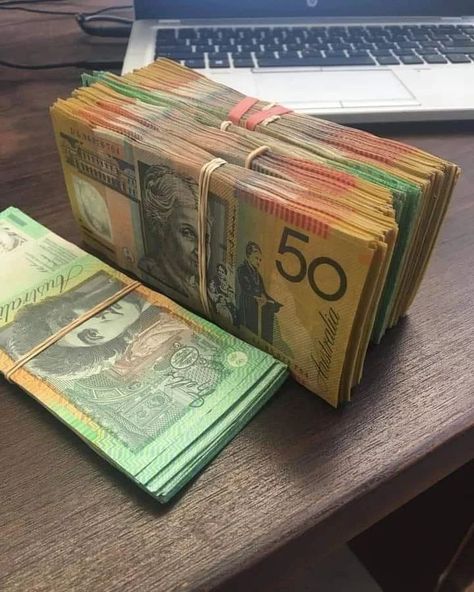 Australian Money, Dollar Note, Money Notes, Vision Board Pictures, Notes Online, Fake Money, Money Stacks, Money On My Mind, Success Affirmations