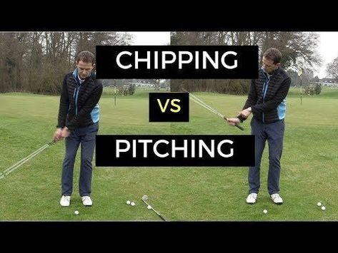 Golf Chipping Tips, Chipping Tips, Golf Techniques, Golf Score, Golf School, Golf Chipping, Golf Videos, Golf Drills, Golf Drivers