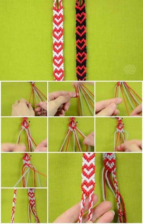 19 Easy DIY Friendship Bracelets (Ideas and Projects) Diy Friendship Bracelets, Friendship Bracelets Ideas, Chevron Friendship Bracelet, Diy Friendship Bracelet, Friendship Bracelet Patterns Easy, Yarn Bracelets, Bracelets Ideas, Friendship Bracelets Tutorial, Chevron Bracelet