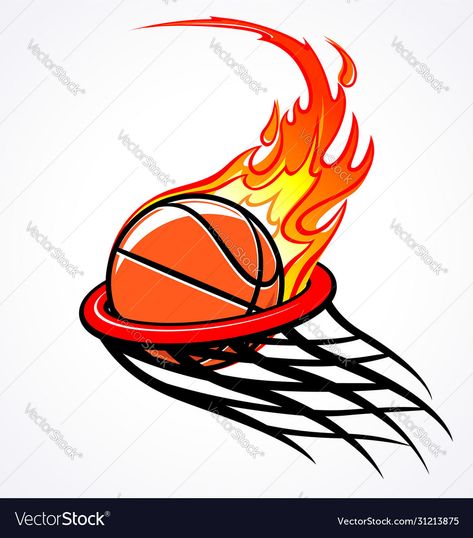 Flaming Basketball, Free Basketball, Air Logo, Basketball Hoop, Vector Logo, High Res, Png Images, Adobe Illustrator, Vector Free