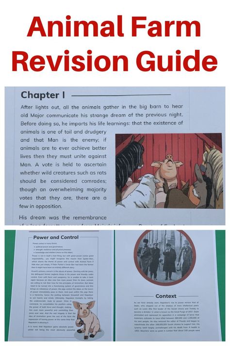 A brilliant Animal Farm revision guide from Twinkl resources. Prefect for anyone studying Animal Farm Animal Farm Revision, Animal Farm Novel, Animal Farm Book, Animal Management, Animal Farm George Orwell, First Apartment Checklist, Revision Guides, Apartment Checklist, Effective Study Tips