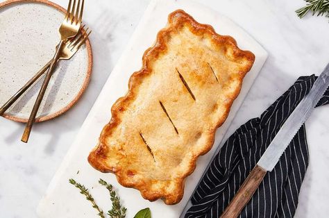 Hot Water Pastry | King Arthur Baking Dinner Pie Recipes, Hot Water Crust, Hot Water Pastry, Dinner Pie, Dinner Pies, Holiday Leftovers, King Arthur Baking, Dinner Leftovers, King Food