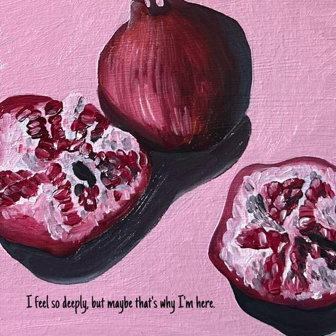 Hope you guys like these quotes! I’m gonna start putting more quotes/poems on my art. It helps me to express myself more, it feels like me . . . . #art #artist #quotes #poem #illustration #illustrator #nature #portrait #painting #oilpaint #cutequote #lovequote #painter #artforsalebyartist #grapepainting #flowerpainting #ducks #duckpainting #pomegranate #fruitpainting Pomegranate Quotes Beautiful, Raspberry Quotes, Pomegranate Quotes, Poem Illustration, Monarch Butterflies Art, Grape Painting, Quotes Poem, Nature Portrait, Pomegranate Oil