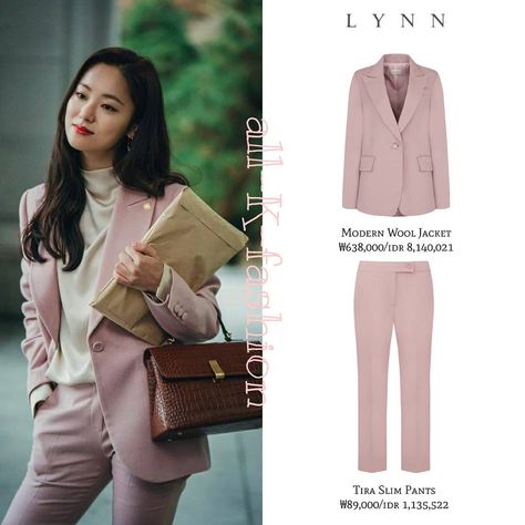 508 Likes, 3 Comments - allKfashion (@allkfashionn) on Instagram: “Jeon YeoBin's Fashion -- "Vincenzo" Episode 5 Cr. tvndrama.official 🛍️ : bylynn.shop #jeonyeobin…” Vincenzo Female Lead Outfits, Korean Lawyer Outfit, Vincenzo Outfit, Kdrama Style, Kdrama Outfits, Young Outfit, Kdrama Fashion, Work Outfits Women Office, Work Outfit Office