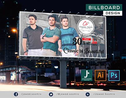 Check out new work on my @Behance profile: "Billboard Design for Men's Fashion Brand" http://be.net/gallery/90216051/Billboard-Design-for-Mens-Fashion-Brand Fashion Billboard Design, Hoarding Design, Billboard Design, Fashion Quotes, Classic Fashion, Graphic Designs, Photoshop Tutorial, Elegant Fashion, New Work