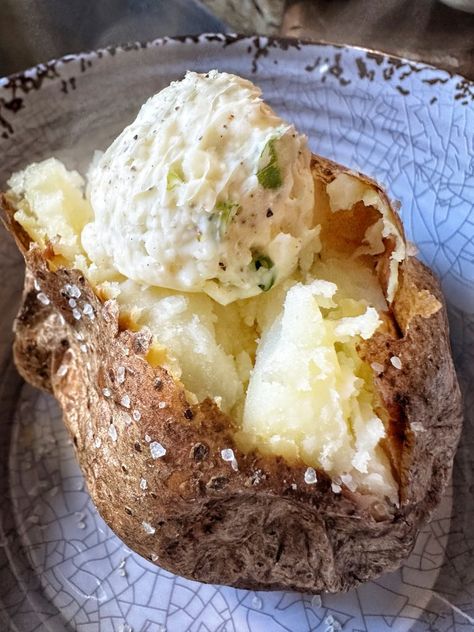 Twice Baked Potato Butter Balls Butterball Recipe, The Tipsy Housewife, Tipsy Housewife, Twice Baked Potato, Perfect Baked Potato, Making Baked Potatoes, Potato Bar, Butter Balls, Twice Baked