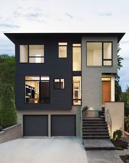 50+ Amazing Minimalist Exterior House Design On A Budget | ARA HOME #minimalisthouseexterior  #minimalisthousedesign  #minimalisthouseplans  #minimalisthouse  #minimalisthome Home Designs Exterior, A Modern House, Paint Modern, Design Exterior, Exterior Paint Colors, Exterior House Colors, Modern Exterior, Modern House Exterior, House Designs Exterior