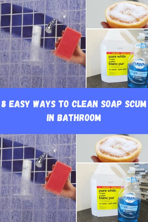 “I love cleaning the shower and tub!” said no one ever. That’s because there’s one major culprit that makes the chore really difficult and not fun at all – soap scum. Best Soap Scum Remover, Shower Soap, Wow Facts, Natural Cleaners, Soap Scum, At Home Workout Plan, Shower Cleaner, In Bathroom, Hard Water