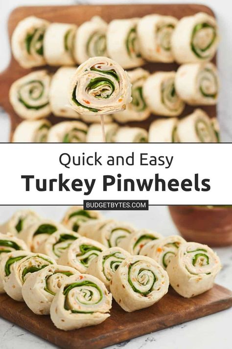 Turkey Rolls Ups, Small Turkey Sandwiches For Party, Roll Up Pinwheel Sandwiches, Simple Party Sandwiches, Turkey And Cheese Pinwheels Roll Ups, Turkey Wrap Pinwheels, Pinwheel Lunch Ideas Healthy, Tortilla Roll Ups Turkey, Sandwich Wraps For Parties