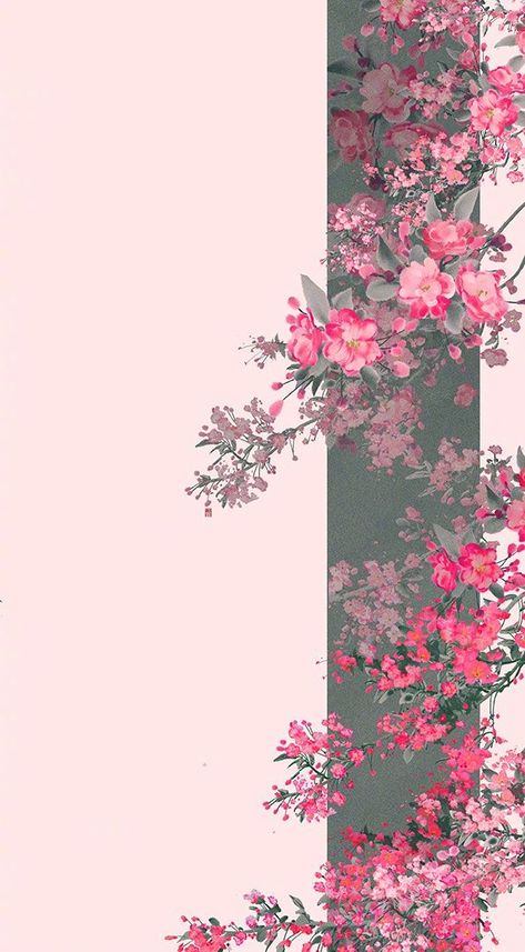 Wallpaper Estetika, Seni Dan Kraf, Wallpaper Pastel, Framed Wallpaper, Flowers Aesthetic, 수채화 그림, Flower Background Wallpaper, Wallpapers Iphone, Flower Phone Wallpaper