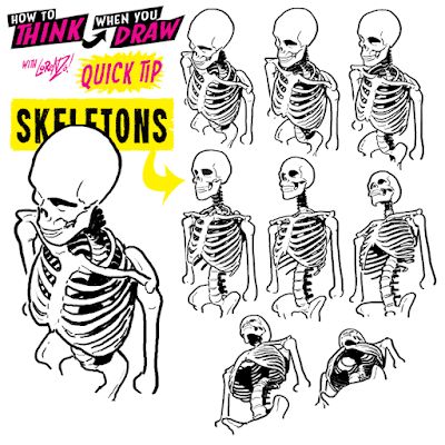 Etherington Brothers, Skeleton Drawing, Skeleton Drawings, Comic Tutorial, Anatomy Tutorial, Human Anatomy Drawing, Human Anatomy Art, Body Reference Drawing, Skeleton Art