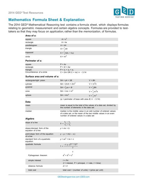 Ged Math Cheat Sheets, Math Formula Sheet, 6th Grade Tips, Ged Study, Ged Study Guide, Ged Math, Inequality Word Problems, Formula Sheet, Math Study Guide