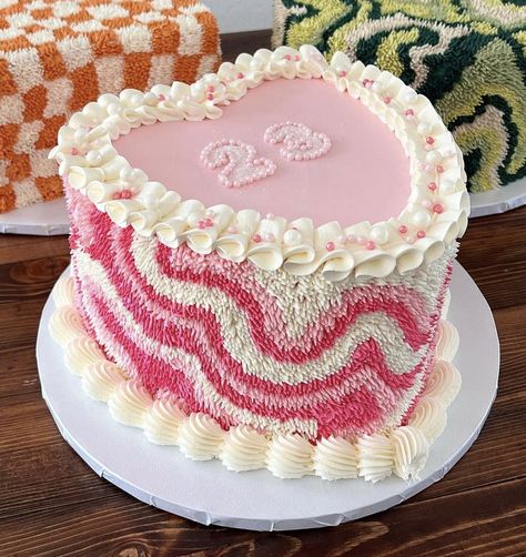 Shag Cake, 80s Vibes, Party Desserts, Pink Cake, Veg Recipes, Pretty Food, Creative Food, Cake Ideas, Boy Birthday