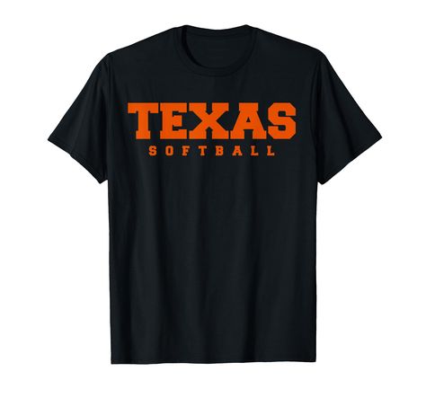 PRICES MAY VARY. Lightweight, Classic fit, Double-needle sleeve and bottom hem Texas Softball, Practice Shirts, Softball Practice, Shop Top, Fashion Brands, Softball, Branded T Shirts, Top Styles, Fashion Branding