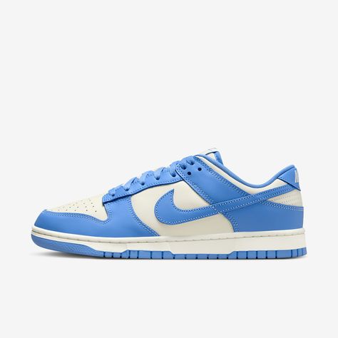 Nike Dunk Low Retro Men's Shoes Nike Dunks Light Blue, Nike Blue Dunks, Nike Air Jordans Low, Nike Dunks Men, Chunky Dunks, Mens Sneakers Nike, Nike Air Dunk, Nike Low Dunk, Blue Dunks