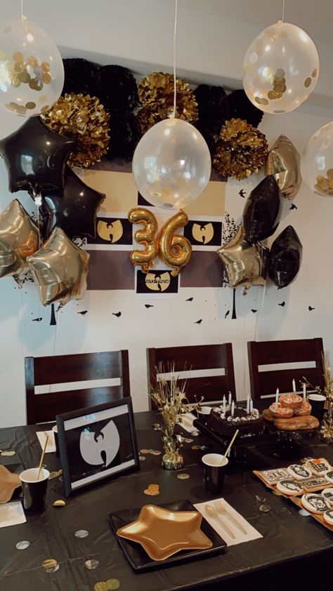 Wu Tang Birthday Party, Hip Hop Birthday Party, Wutang Clan, Hip Hop Birthday, Wu Tang Clan, Wu Tang, Straight Outta, Bday Party, Birthday Theme