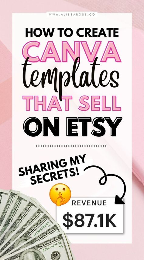 Jan 5, 2024 - Want to make money online the fast and easy way? Learn the step-by-step for how to create Canva templates to sell on Etsy! Sell Canva Templates, Selling Digital Products On Etsy, Business Canvas, Starting An Etsy Business, Canvas Learning, Home Selling, Selling Digital Products, Etsy Success, Etsy Seo