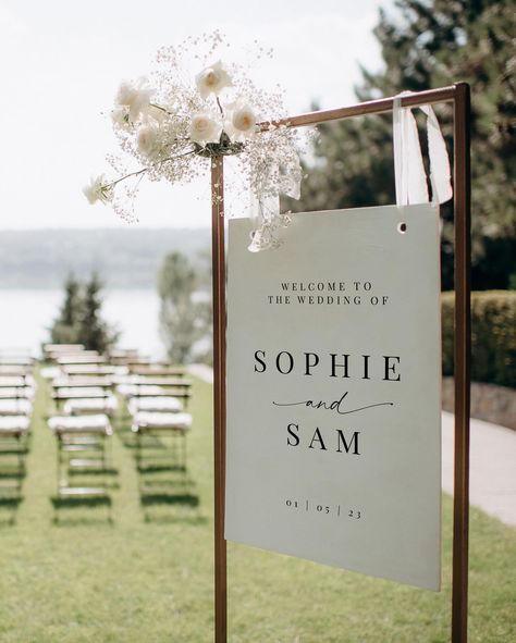 Hoping to hang your wedding day signage? We can add hanging holes to your signs, for FREE 🥳. Simply select the option for ‘hanging holes’ on our website before checking out. Swipe 👉🏼 for some sign inspo ♥️ • • • #2024bride #2025bride #bridetobe #bride2024 #bride2025 #weddingstationery #weddingstationary #weddingstationerydesign #weddinginvitations #weddinginvitation #weddinginvites #weddinginspo #weddinginspiration #savethedate #weddingdecor #weddingplanning #weddingtrends #weddingdetails ... Wedding Welcome Table, Wedding Entrance Sign, Wedding Stationery Design, Wedding Entrance, Instagram Wedding, Design Studios, Wedding Signage, Wedding Deco, Wedding Stationary