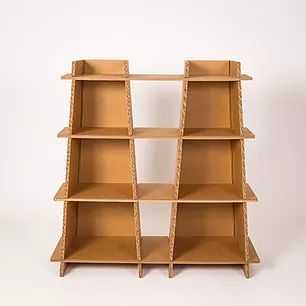 Shop For Cardboard Furniture | Chairigami Cardboard Display Stand, Cardboard Chair, Cardboard Organizer, Rental Home Decor, Diy Furniture Videos, Cardboard Storage, Cardboard Box Crafts, Shelving Storage, Diy Display