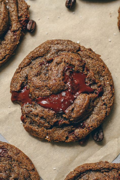 Coffee Bean Cookies, Dark Chocolate Coffee, Bean Cookies, Hu Chocolate, Espresso Cookies, Crisp Cookies, Espresso Cookie, Chocolate Oatmeal Cookies, Gooey Cookies