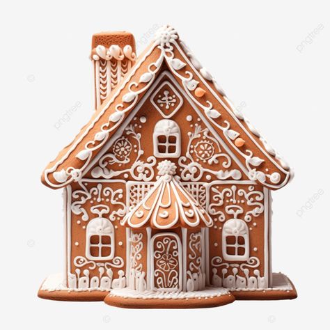 iced gingerbread house with chimney traditional christmas cookie christmas window christmas baking 2d Gingerbread House, Target Gingerbread House Ideas, Gingerbread Cookie Illustration, Gingerbread House Drawings, Gingerbread House Windows, Cute Gingerbread House Ideas, Aesthetic Gingerbread House, Christmas Gingerbread House Ideas, Gingerbread Cabin