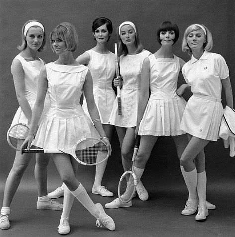 #yearofpattern tennis dresses Mode Tennis, Fashion 60s, Tennis Love, Tennis Tips, Mode Hippie, Tennis Outfits, Tennis Outfit, Vintage Tennis, Racquets