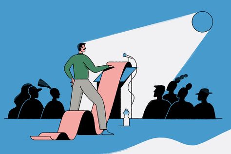 The New York Times - How to speak in public on Behance Welcome To Our Team, Public Speech, Living Better, Thought Experiment, Overlays Picsart, Simple Illustration, Ted Talks, Public Speaking, Marvel Funny