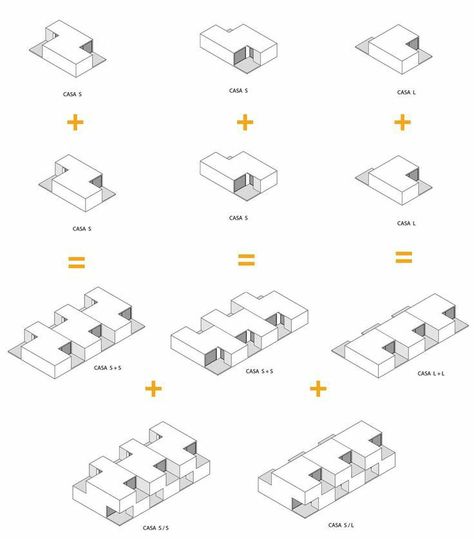 Social Housing Architecture, Collage Architecture, Co Housing, Collective Housing, Modular Housing, Architecture Concept Diagram, Concept Diagram, Architecture Design Concept, Social Housing