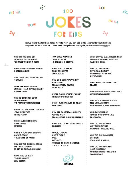 Download and print these 100 jokes for kids and get to giggling! Kids Jokes Funny, Dad Jokes For Kids, Toddler Jokes, Jokes For Kids Funny, Jokes For Kids Hilarious, 100 Jokes, Kids Lunch Box Notes, Free Printables For Kids, Lunchbox Jokes