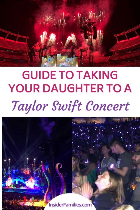 Thinking of taking your daughter to a Taylor Swift concert? Here's what you need to know before you go! How to get your tickets pre-sale and more. #TaylorSwift #ReputationTour #concerts Taylor Swift Concert Scavenger Hunt Clues, Bracelets For Taylor Swift Concert, Taylor Swift Concert Ticket Gift Ideas, What To Take To A Concert, Surprise Taylor Swift Tickets, Taylor Swift Concert Surprise Ideas, How To Get Taylor Swift Tickets, Girls Taylor Swift Concert Outfit Kids, Taylor Swift Scavenger Hunt Clues