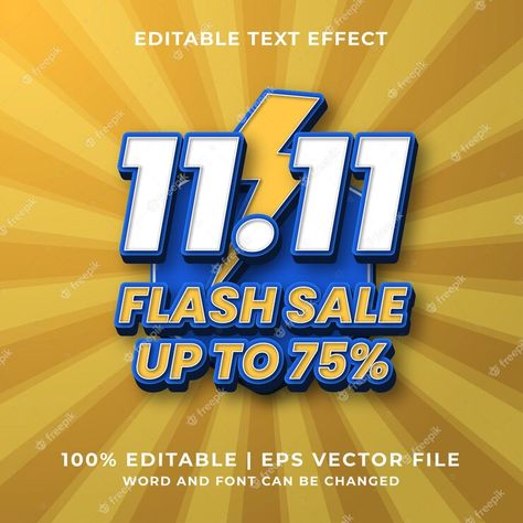 11 11 Sale Banner, Flash Sale Design, Product Advertising, Sale Template, Abstract Wallpaper Backgrounds, 100 Words, Media Sosial, Sale Banner, Text Effect