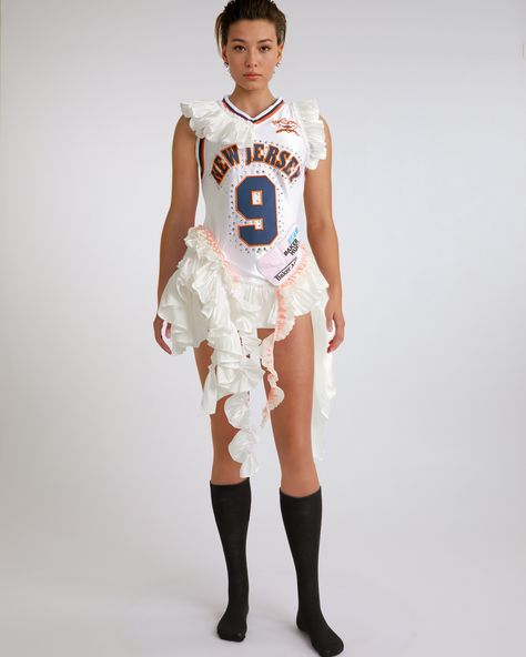 Our main focus is upcycling; we transform vintage sports jerseys into beautiful dresses. Worldwide delivery 📦 www.dariaymaria.shop #upcycledfashion #upcycling #celebritystylist #lafashion #losangelesfashion #footballjersey #dariaymaria Sports Jerseys, Los Angeles Style, Upcycled Fashion, La Fashion, Sporty Chic, Vintage Sports, Stage Outfits, Lily Of The Valley, The Collection