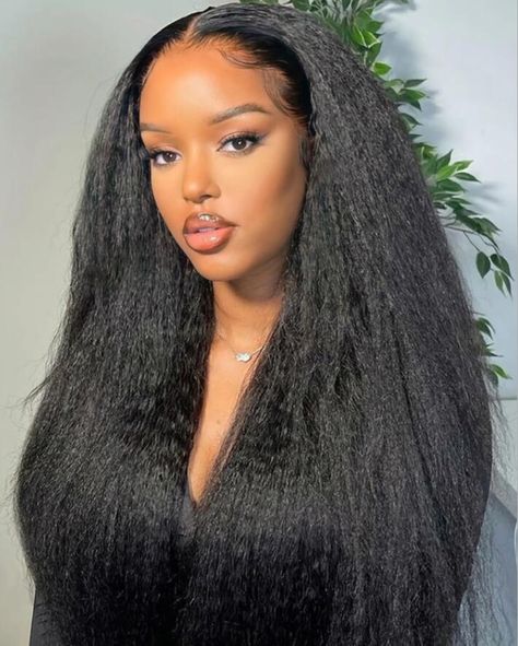 Kinky Straight Sew In, Kinky Wigs For Black Women, Birthday 2023, Kinky Straight Hair, Hair Knot, Human Virgin Hair, Afro Hair, Frontal Wig, Hair Life