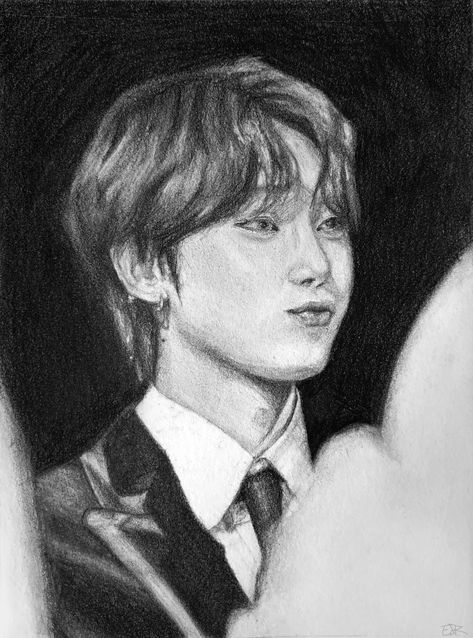 eirinidi_art on tiktok Sunoo Drawing, Sunoo Fanart, Pop Fanart, Ib Art, Book Cover Artwork, Kpop Art, Pencil Drawings Easy, Charcoal Art, Kpop Drawings