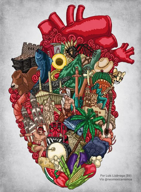 Anatomical Heart Art, Creative Closets, Mexican Wall Art, Latino Art, Mexican Culture Art, Wallpaper Ios, Aztec Tattoo, Iphone Wallpaper Ios, Album Art Design