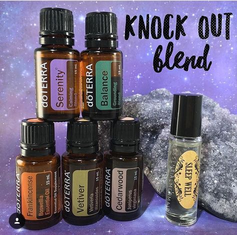 Sleep well Blend Doterra Sleep, Essential Oils For Cough, Terra Essential Oils, Essential Oil Roller Bottle Recipes, Roller Bottle Recipes, Doterra Diffuser Blends, Doterra Essential Oils Recipes, Essential Oils For Sleep, Oil Remedies