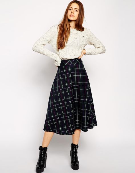 19 Ways to Wear Midi Skirts This Season | Brit + Co