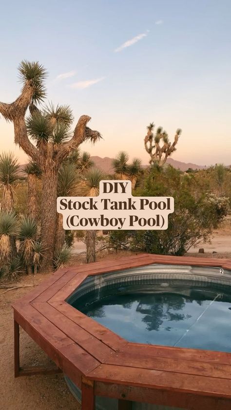 Whirpool Outdoor, Stock Pool, Diy Stock Tank Pool, Cowboy Pool, Stock Pools, Diy Stock Tank, Stock Tank Pool Diy, Joshua Tree House, Beach House Aesthetic