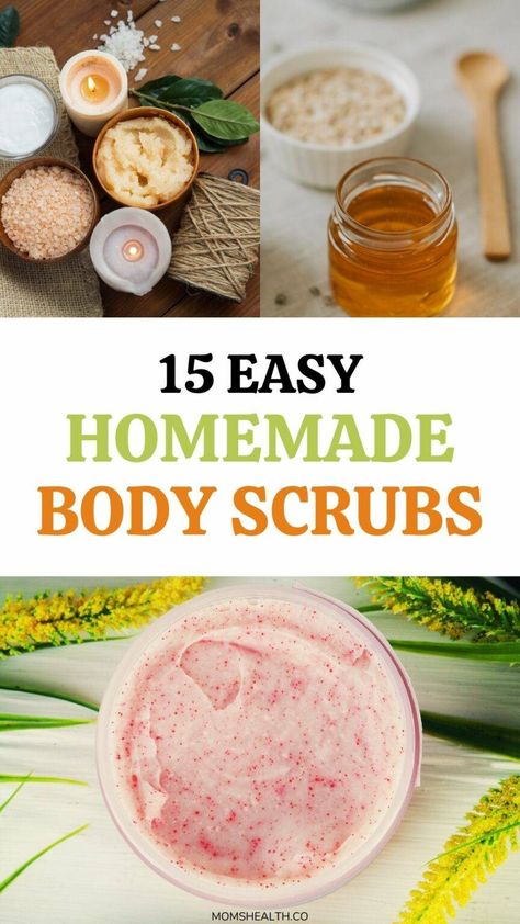 Do you use body scrubs when you shower? Try one of these 15 easy-to-make homemade body scrubs I have for you! #bodyscrub #diycrafts How Do You Make Body Scrub, The Best Body Scrubs, Diy Facial Exfoliating Scrub, Body Scrubs Diy, Homemade Bath Scrub, Homemade Exfoliating Scrub, Fragrance Combos, Scrubs Diy, Homemade Body Scrubs